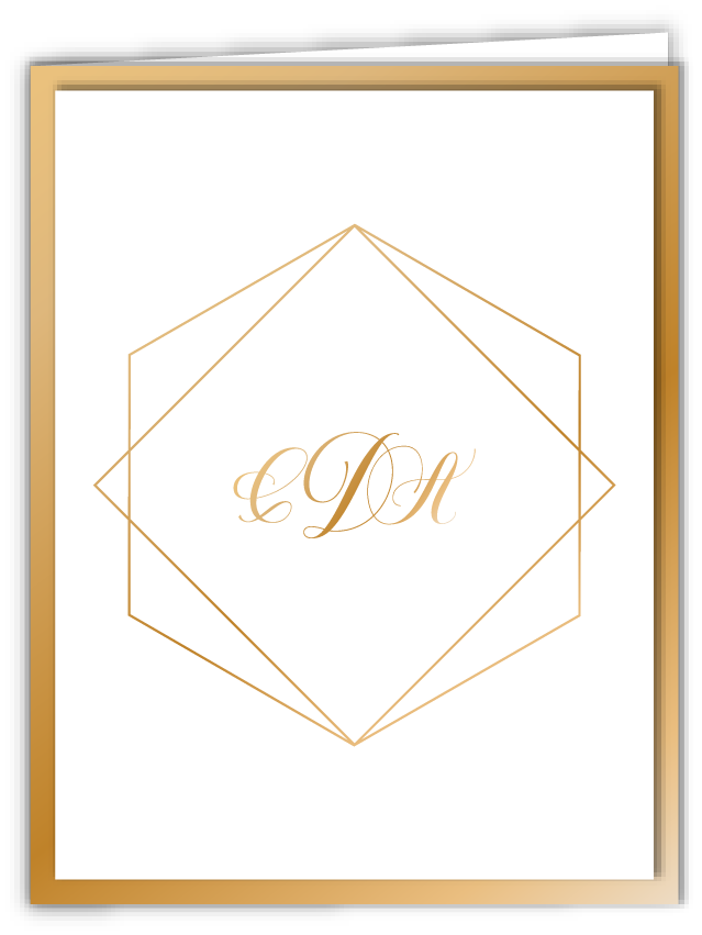 Elegant Monogram Alpha 1" Impress-ion Letterpress Dies