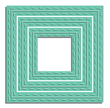 Stitched Square Die Set