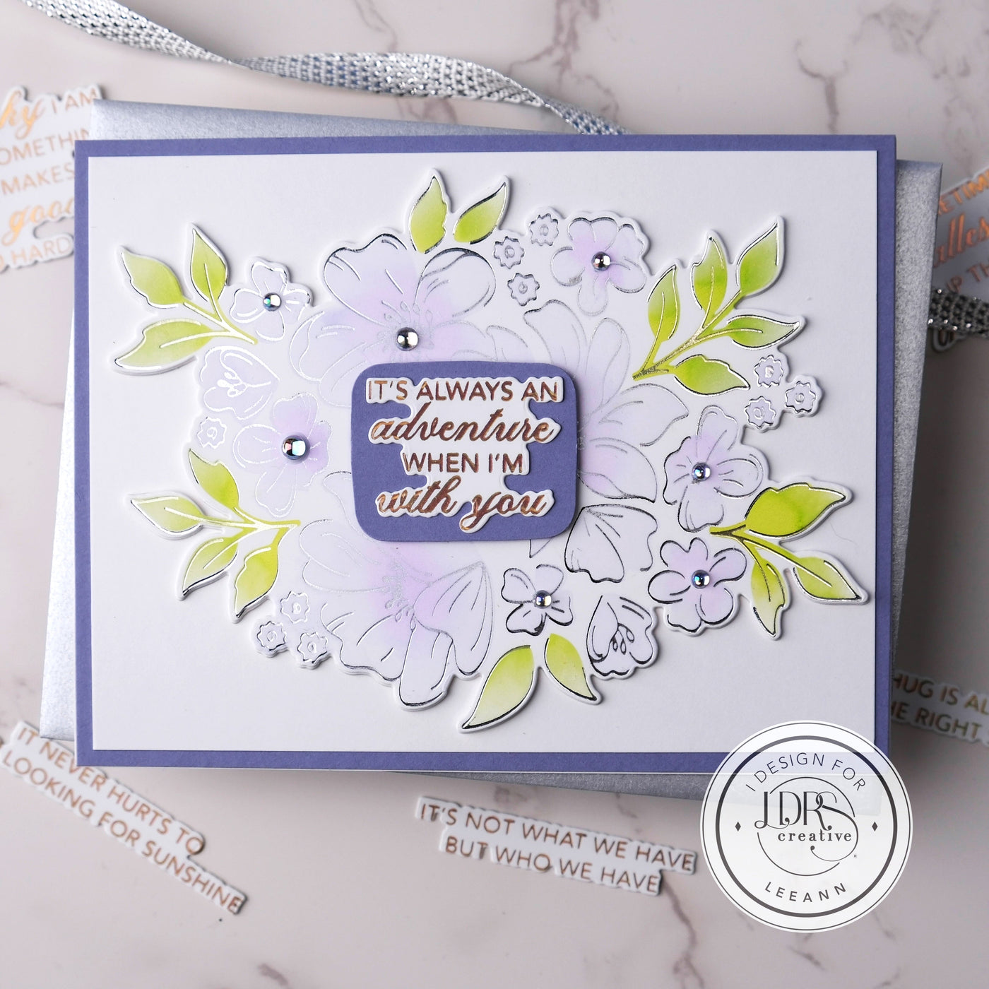 Sweetheart Floral Layering Stencils - 2 Pack