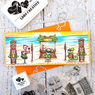 Gone to Maui 4x8 Stamps