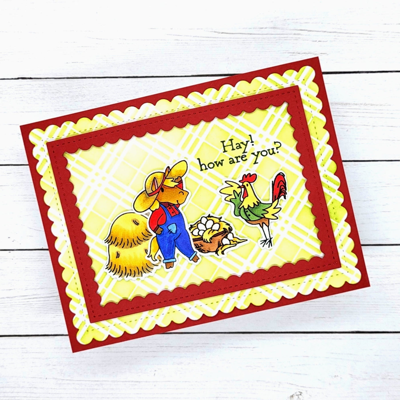 Barnyard Friends 4x8 Stamps