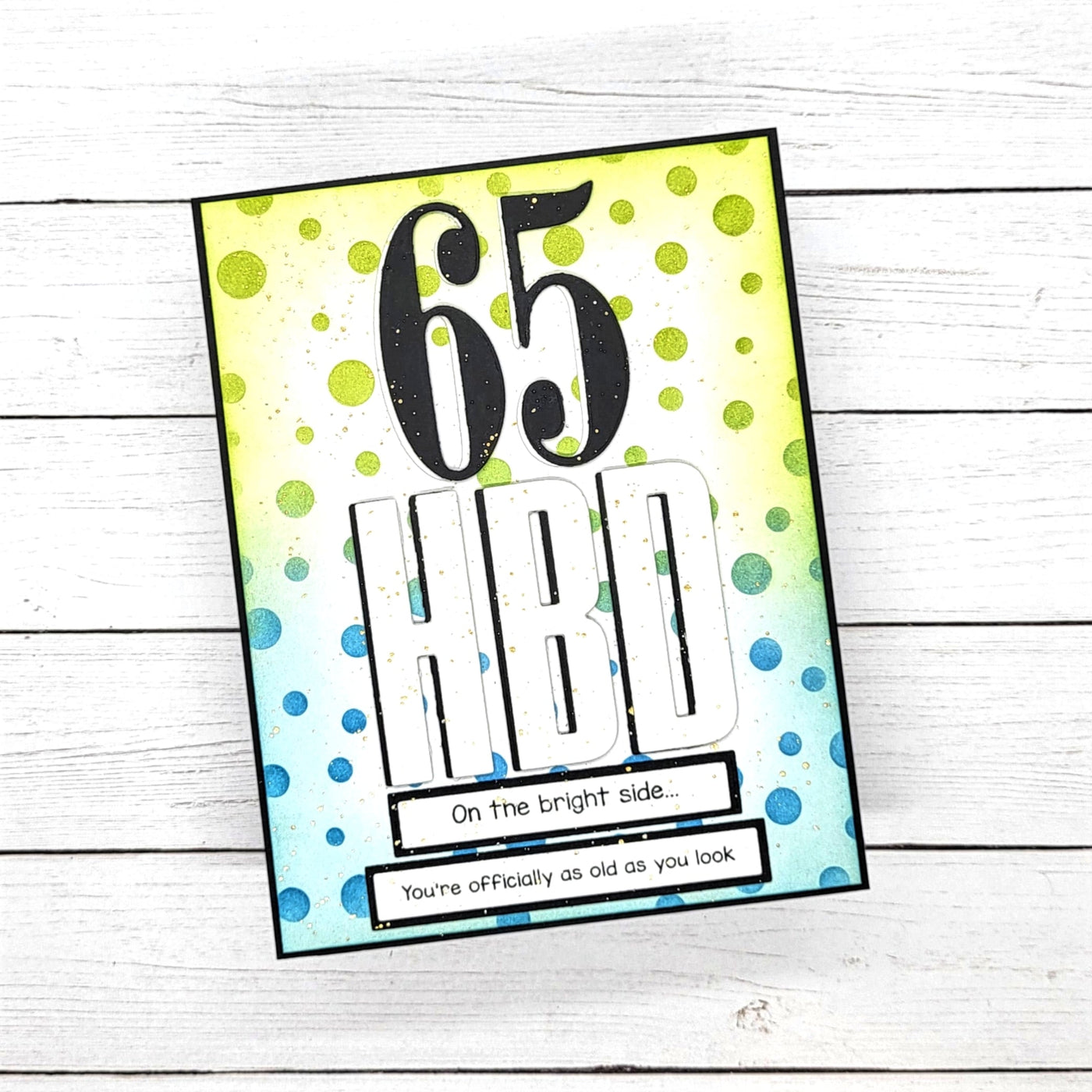 Snarky Birthday Stack Stamp