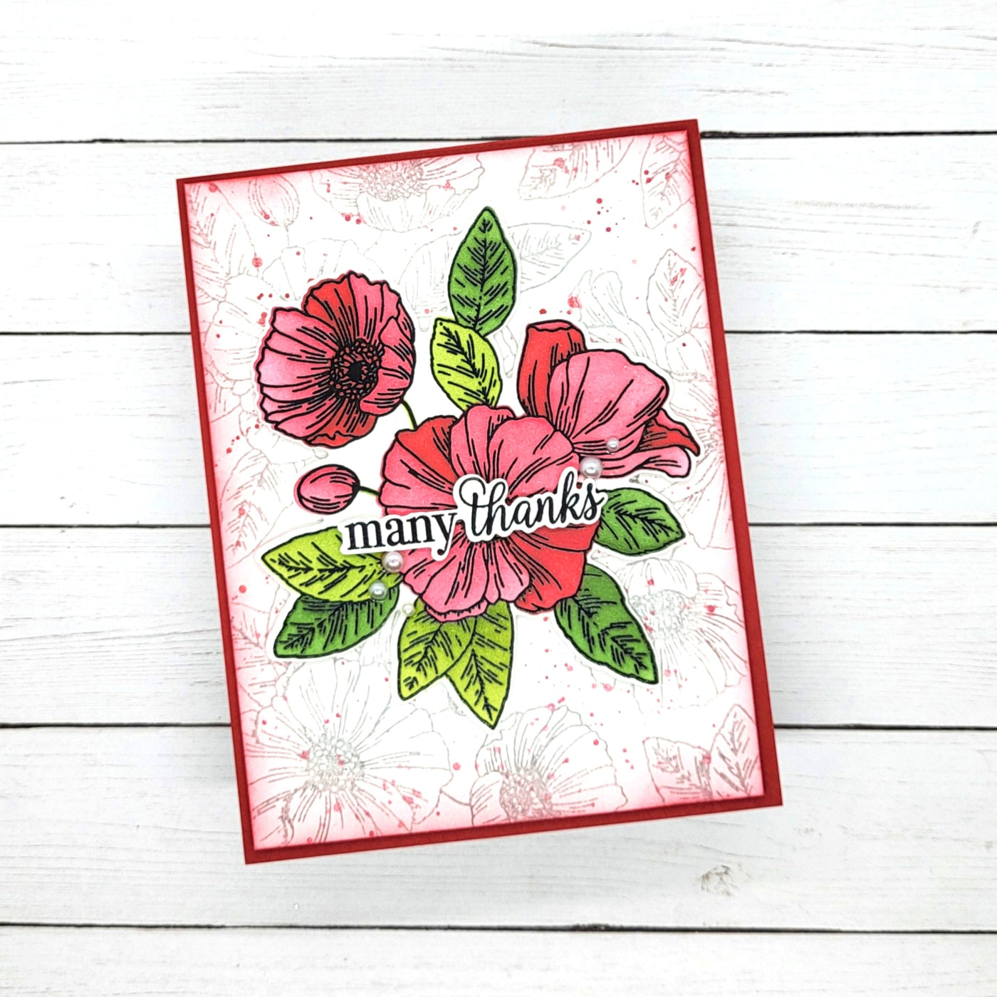 Poppy Posy Layering Stencils - 4 Pack