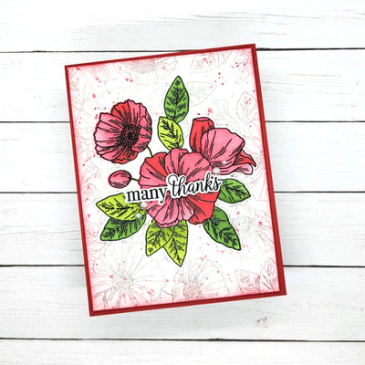 Poppy Posy Coordinating Dies