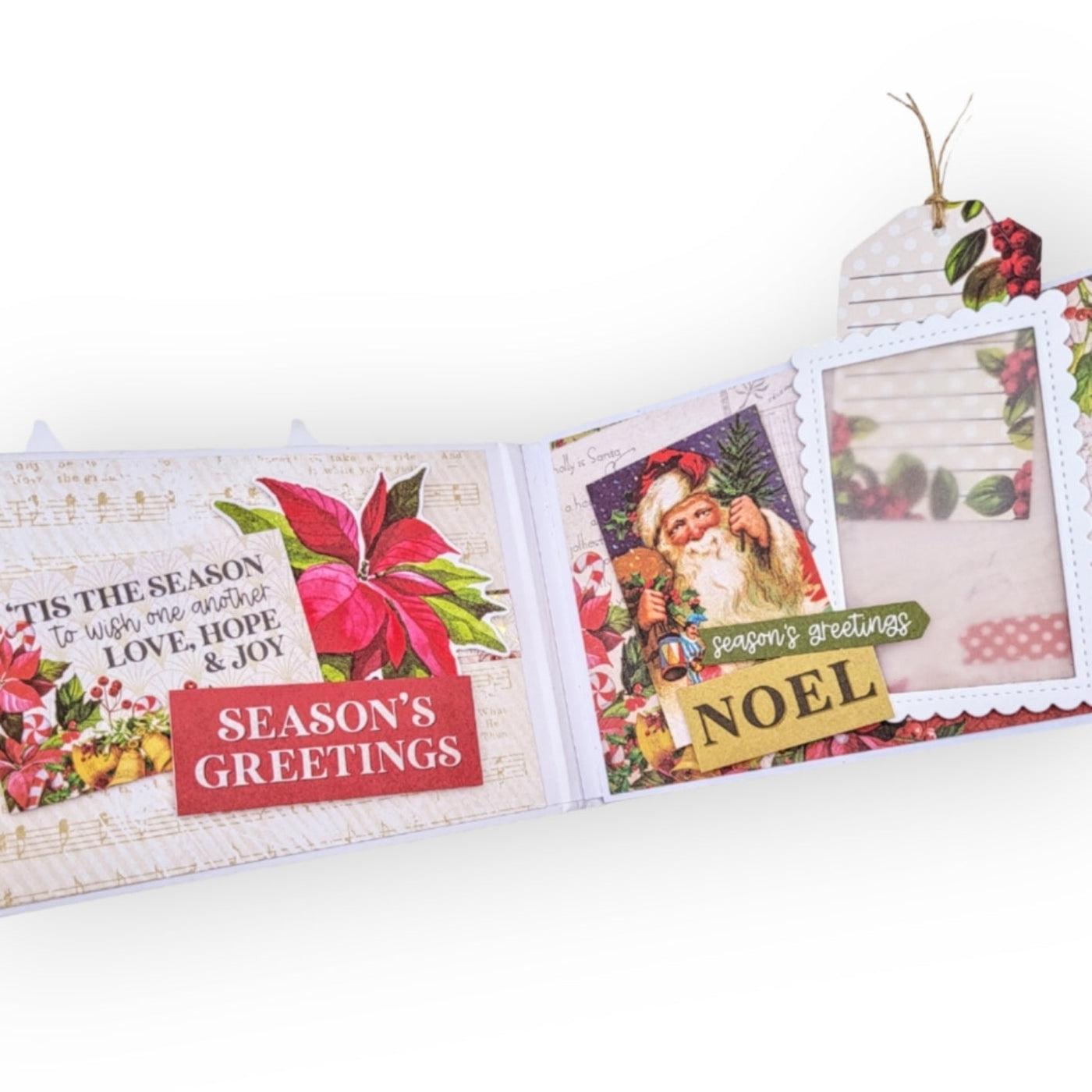 Yuletide Tag Ephemera Pieces