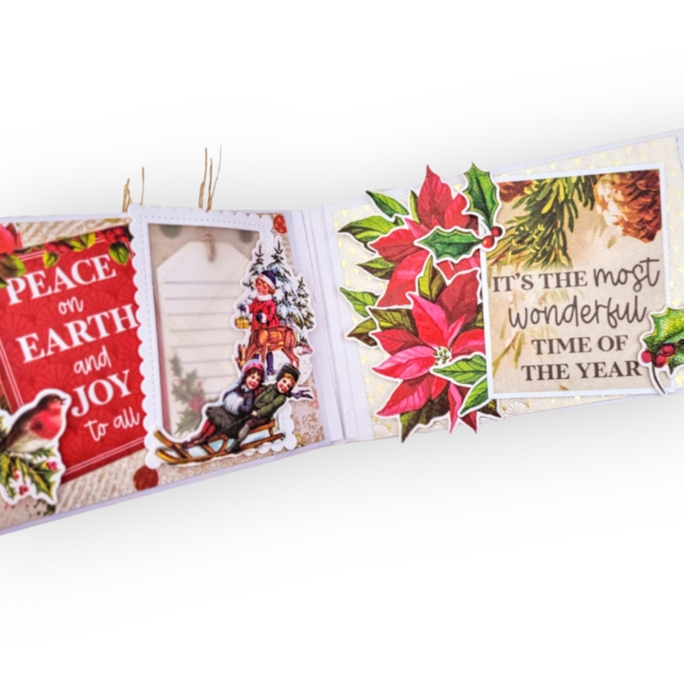 Yuletide Tag Ephemera Pieces