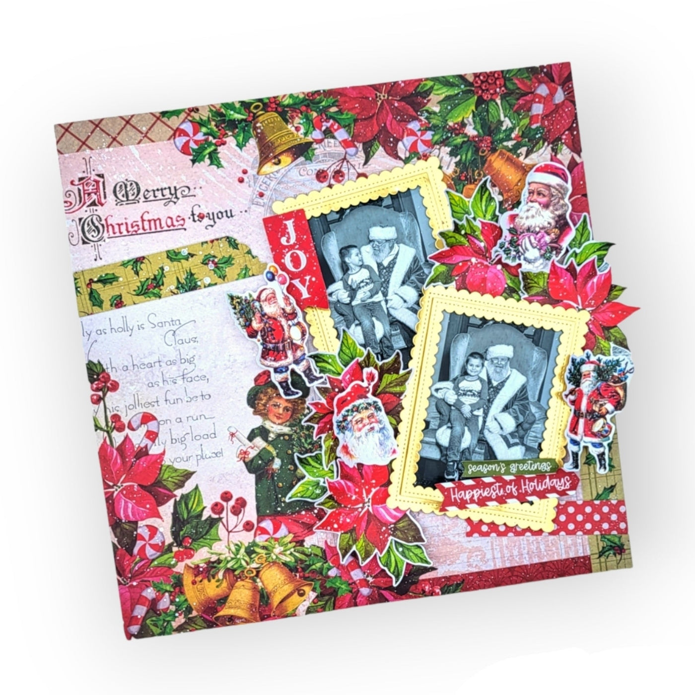 Yuletide Tag Ephemera Pieces