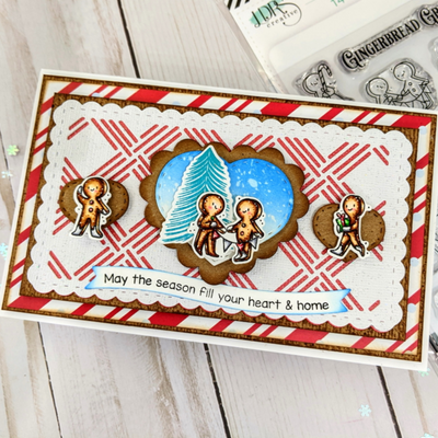 Gingerbread Kisses - Pocket Pals Die Set