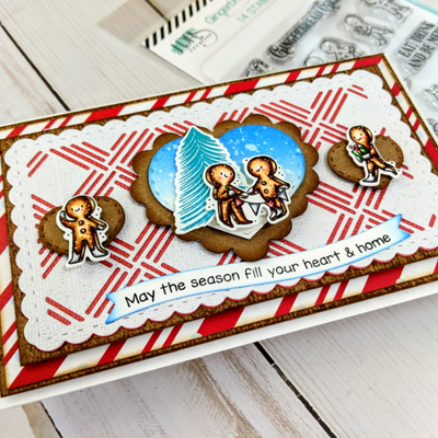 Gingerbread Kisses - Pocket Pals Die Set