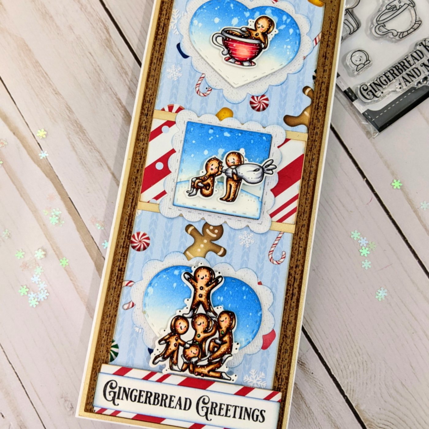 Gingerbread Kisses - Pocket Pals Die Set