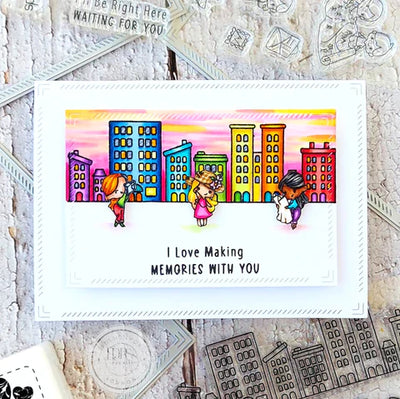 No Matter the Distance Pocket Pals 4x6 Stamp Set