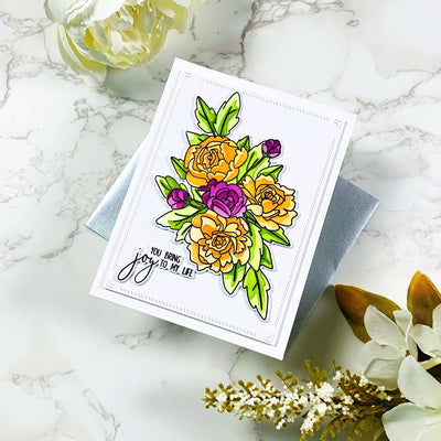 Joyful Blooms 4x6 Stamps