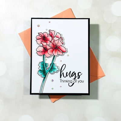 Pelargonium 4x6 Stamps