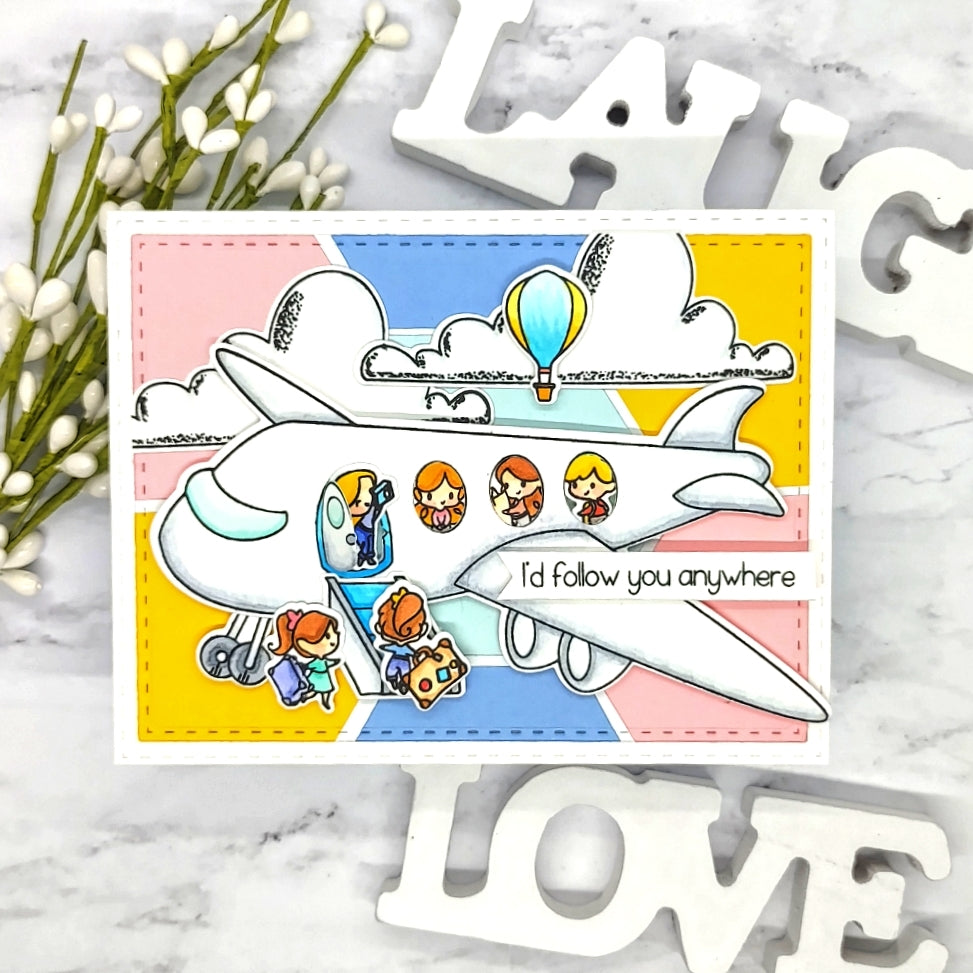 No Matter the Distance Pocket Pals 4x6 Stamp Set