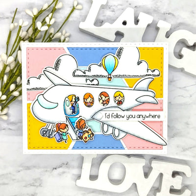 Plane Fun Pocket Pals 4x6 Stamp Set