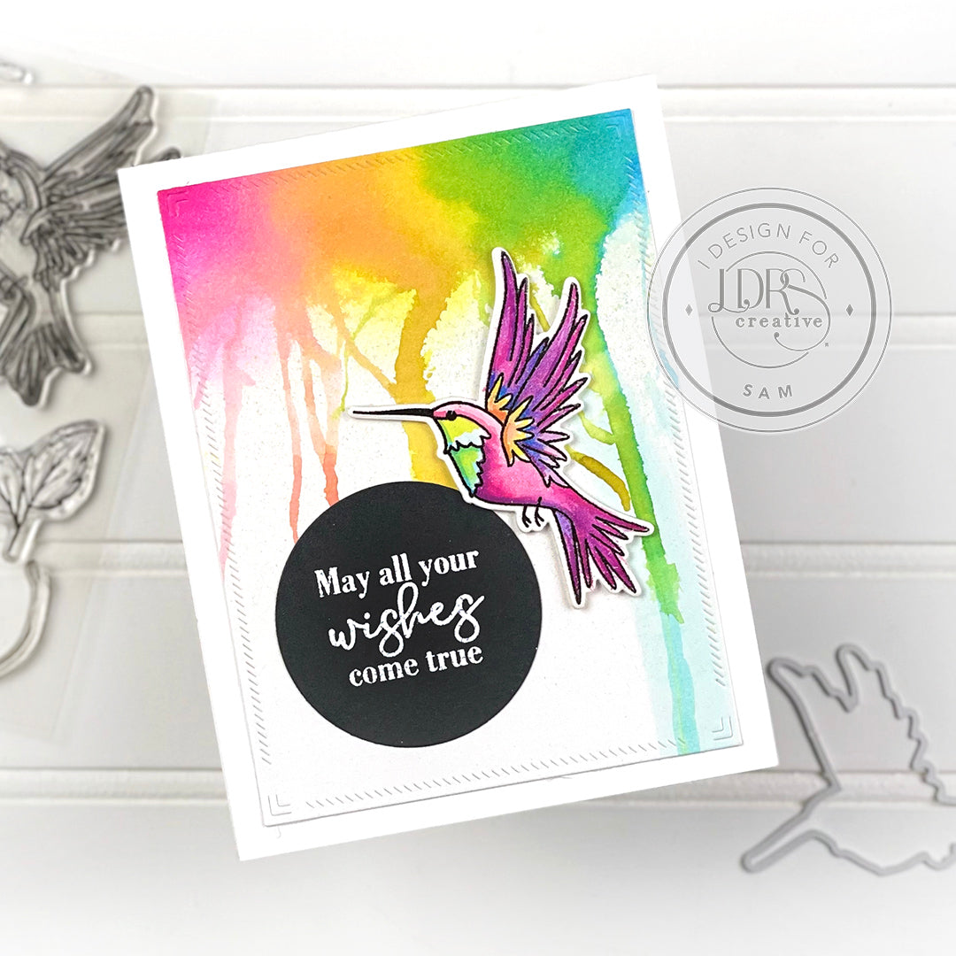 Trailing Hummingbird Layering Stencils - 3 Pack