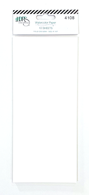 Watercolor 4x9 Slimline Paper Pack