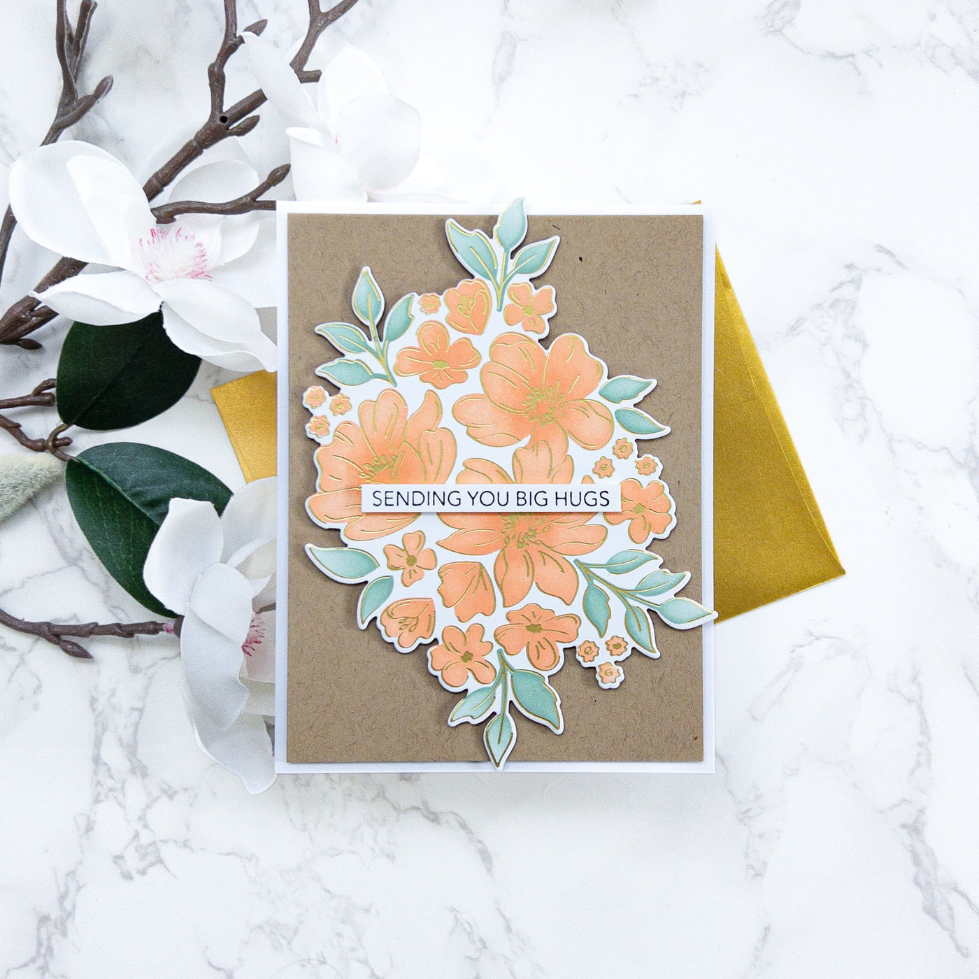 Sweetheart Floral Impress-ion Letterpress Dies