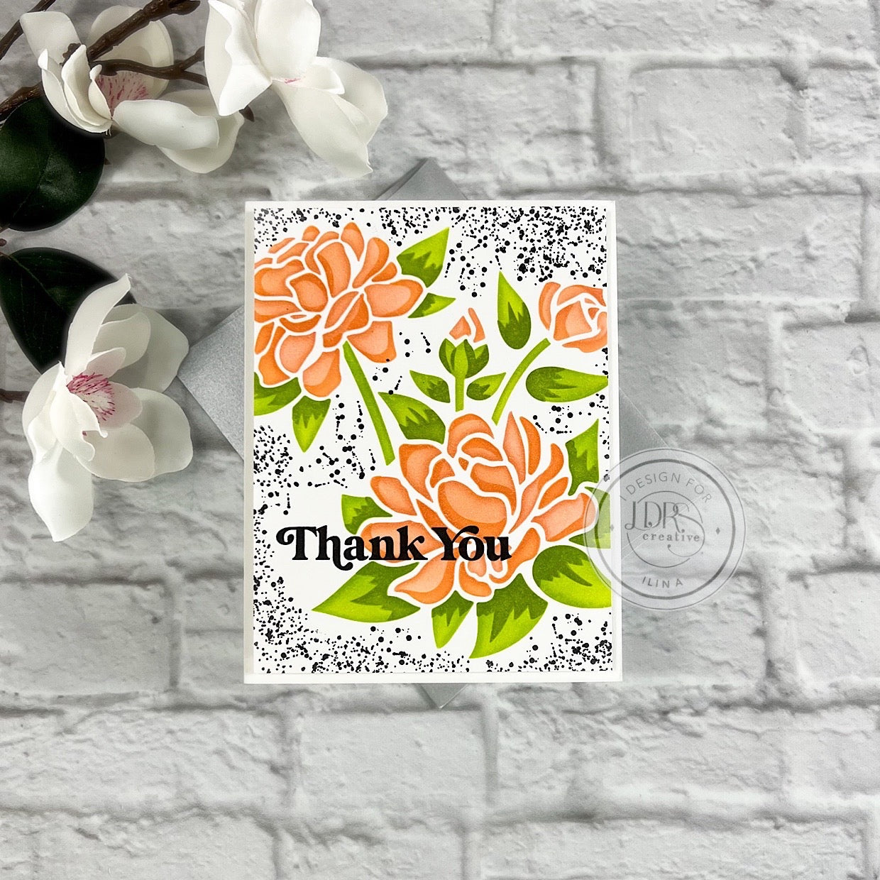 Gardenia Layering 6x6 Stencils - 4 Pack