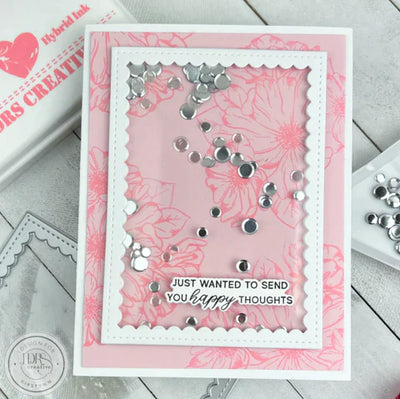 Delicate Stitches Scalloped Rectangle Dies