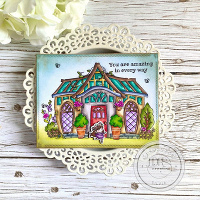 Greenhouse Pocket Pals 4x6 Stamp Set