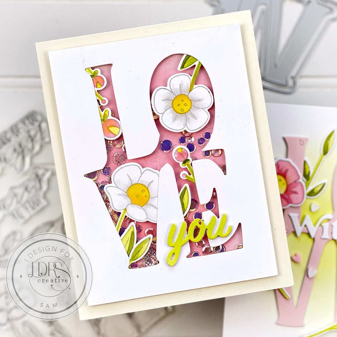 Flower Doodles 4x6 Stamps