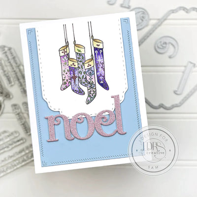 The Stockings Were Hung 4x6 Stamps