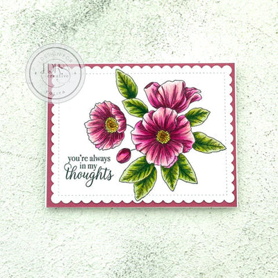 Poppy Posy 4x6 Stamps