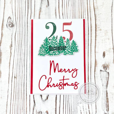 Merry Christmas Word Dies